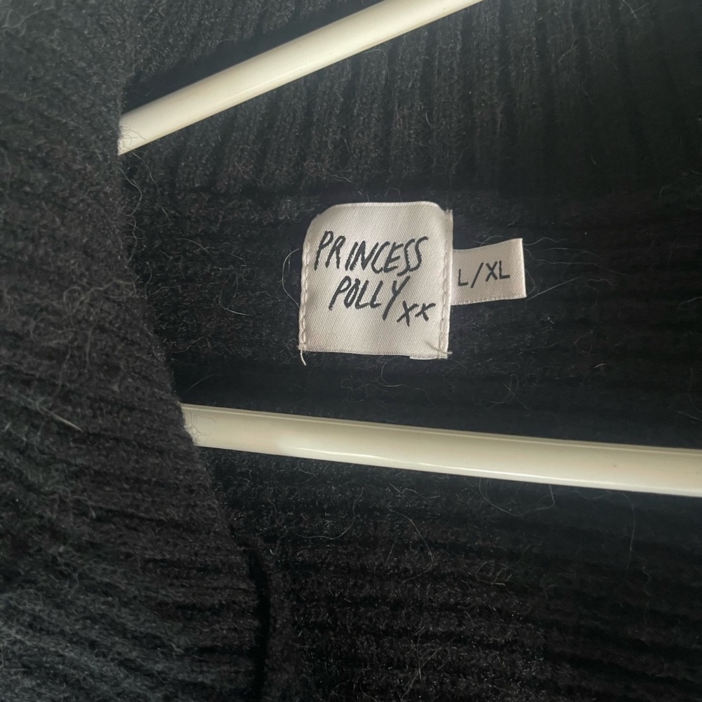 🖤🔮Black Sweater Dress Mini Princess Polly - Picture 2 of 5